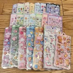 シール 未使用 ボンボンドロップシール おしりシール 立体シール 3D