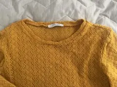 ZARA TRAFALUC イエロー カットソー