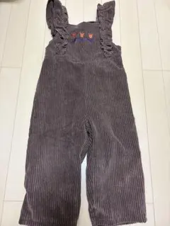 しまむらmir AI ARAIコーデュロイ サロペット チューリップ刺繍