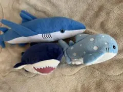 海の生き物　ぬいぐるみ3匹セット