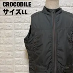 CROCODILE クロコダイル ダークグレー LL アウターベスト【2123】
