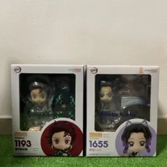 フィギュア　ねんどろいど 鬼滅の刃 胡蝶しのぶ　竈門炭治郎