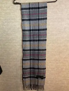 Barbour チェック柄ウールマフラー定番