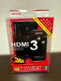 【新品】バッファロー HDMI切替器 3入力1出力 リモコン付 BSAK302
