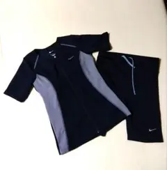 NIKE レディース セパレート水着 ブラック×グレー Mのサムネイル