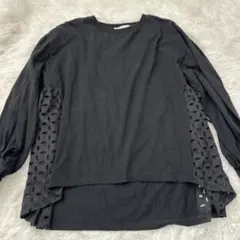 SEASON REASON ブラック長袖トップス M