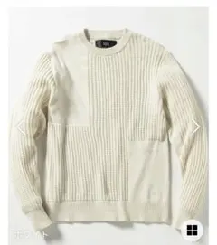 新品AKM Contemporary ニットセーター Mホワイトカシミヤのサムネイル