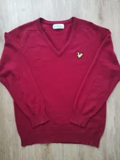 希少　スコットランド製　lyle＆scott　ライル＆スコット　カシミアニット
