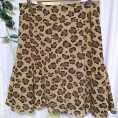 インタープラネット　ヒョウ柄ミニスカート【匿名配送】