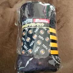 阪神タイガース　フランネルボアブランケット　ブラック　黒 タイガース