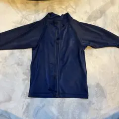 ネイビー ラッシュガード 130cm ジッパー付き