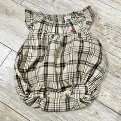 【美品】POLO BCS 袖フリルロンパース