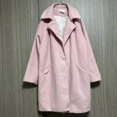 コート♡韓国♡可愛い☆ピンク☆ゆったり☆オーバーサイズ☆K-pop