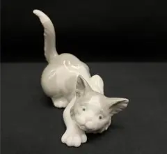 LLADRO リヤドロ「尻尾を立てる猫」ねこ ネコ陶磁器人形 フィギュリン 置物