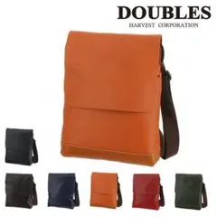 美品　DOUBLES 本革　ショルダーバッグ ブラウン