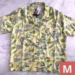 【M】ディズニー ズートピア ニック なりきり アロハシャツ (黄緑)