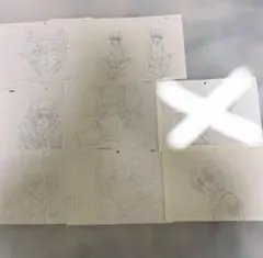 名探偵コナン 時計じかけの摩天楼 複製アニメ原画 7枚セット 全サ 毛利