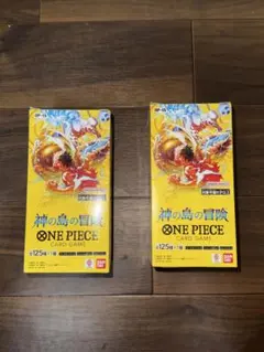 ONE PIECE カードゲーム 神の島の冒険 2BOX【テープ付】 - メルカリ