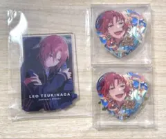 月永レオ ななめアクスタ ハート缶バッジまとめ売り