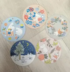 ムーミンキャラクター コースター 5枚セット