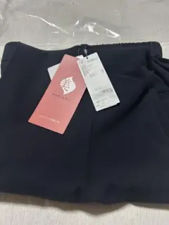 新品　GLOBAL WORKウツクシルエットテーパードパンツ紺XS 4,990円