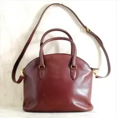 イタリア製COACH 本革レザー2WAYショルダーバッグ