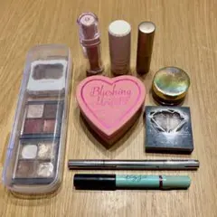 【コスメまとめ売り10点】アイシャドウ リップ アイブロウ チーク ハイライト