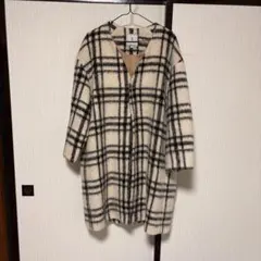 ノーカラー チェスターコート