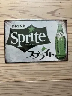 Sprite スプライト メタルプレート ブリキ看板