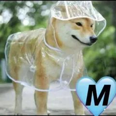 SALE Mサイズ 犬用レインコート ペットレインコート 耐水性カッパ ポンチョ