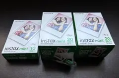 3個セット　未使用　instax MINI 10枚入り1個　20枚入り2個