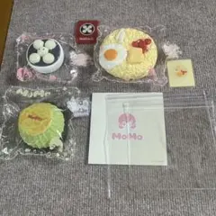 新品momoのほっこりスクイーズセット ミニロールケーキ4種 ギフトBox