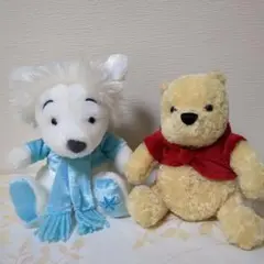 2004　ウィンターマジック　クラシックプー　冬季　ディズニーストア　ホワイト