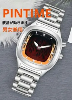 特価中 ★■ 新品 PINTIME 男女兼用 腕時計 液晶が動きます