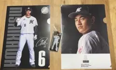 千葉ロッテ 西川 西川史礁 クリアファイル キーホルダー ルーレット 非売品
