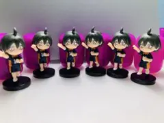 フィギュア 6体セット 緑髪キャラクター ハイキュー、山口忠