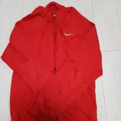 【訳あり】Nike DRI-FIT レッドパーカー XL
