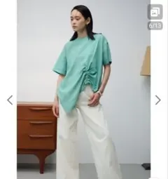 AZULbyMOUSSY Tシャツ ドロストデザイン AZUL