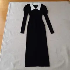 リエンダ　rienda ロングニットワンピース　M