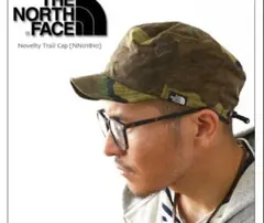 ノースフェイス トレイルキャップ　カモフラージュ 迷彩 ワークキャップ