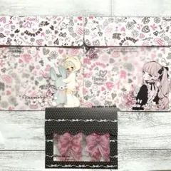 おすそ分け♥️平袋3点セット♡♡メモたっぷり入り♡リボンマステ 