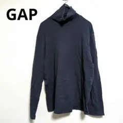 GAP【美品】Tシャツ　長袖　タートルネック　綿100%【XLサイズ】