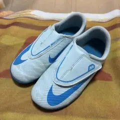 Nike Mercurial ホワイト/ブルー シューズ 19.5cm