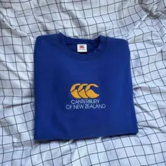 Canterbury トレーナー 青