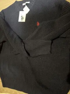 U.S. POLO ASSN. ニットセーター ネイビー