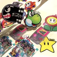 アメキャラ　アメステ　ゲームキャラ　シールセット　マ◯オ　各２　合計6シート