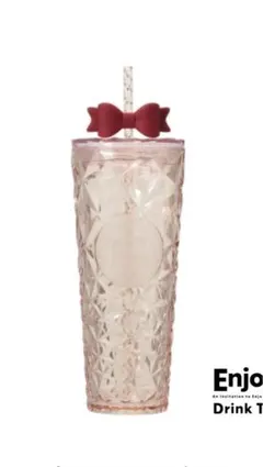 スターバックス　ホリデー2025 コールドカップタンブラー　リボン710ml