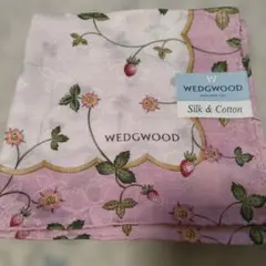 WEDGWOOD ハンカチ ワイルドストロベリー シルクコットンのサムネイル
