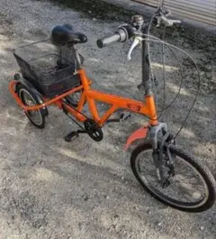 引き取り限定 可愛いオレンジの三輪車のサムネイル