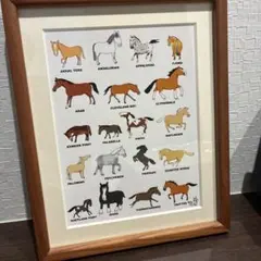 新品未開封　おがわじゅりサイン入り　イラストパネル　オルフェーブル　JRA 新品未開封 おがわじゅりサイン入り イラストパネル オルフェーブル